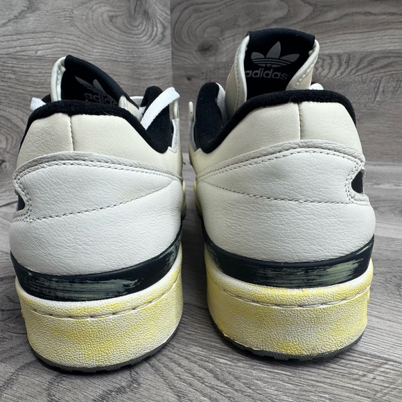 Adidas Originals Forum 84 Low AEC men’s shoes sneakers white black size 10.5 - Picture 5 of 12